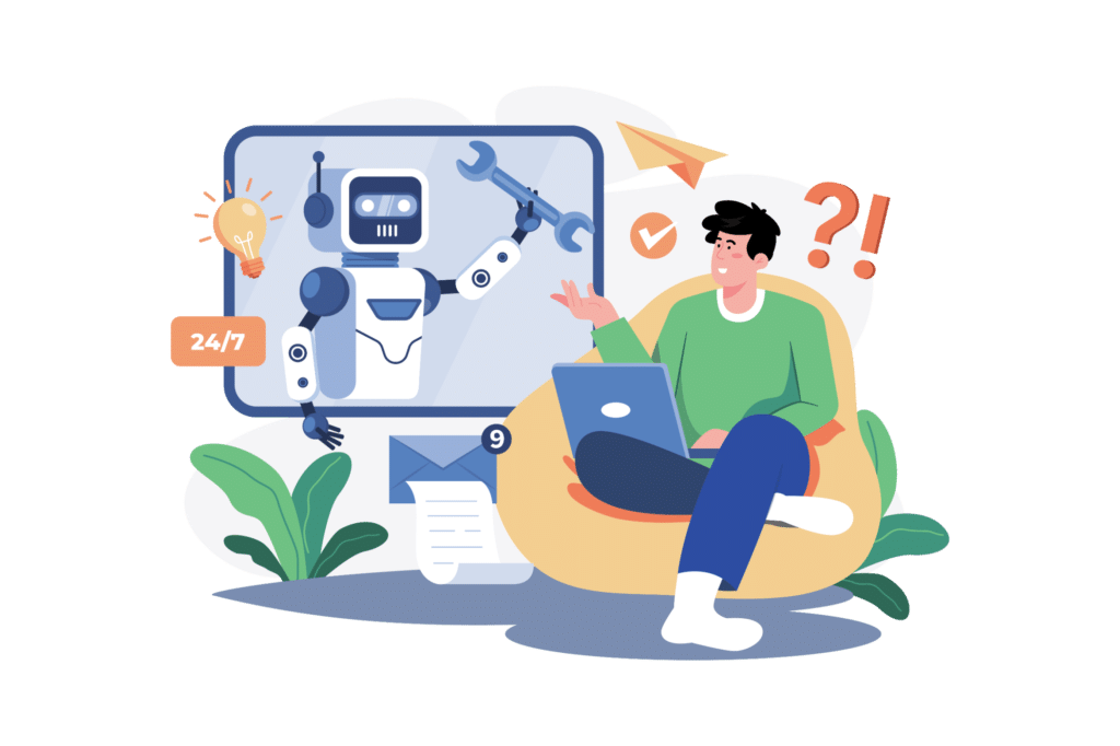 AI support illustration